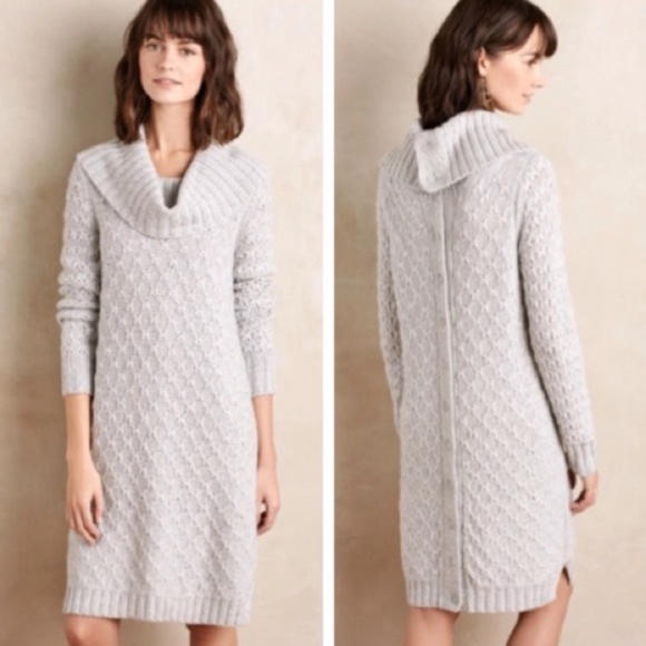 Anthropologie Sparrow Cowl Neck Sweater Dress - Picture 1 of 7